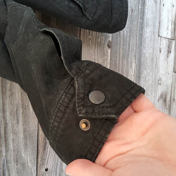 Levi's Black Jacket with Gray Hood Size XL - Picture 4 of 16